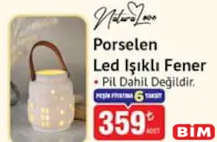 NATURALOVE PORSELEN LED IŞIKLI FENER fiyat ve kampanya bilgisi